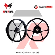 Masviral X46 Premium Wheel - LC135 / Y15ZR / Y16ZR