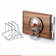 Multi-purpose cutting board rack and pot lid shelf WMD04 Stainless steel saves neat space _LMA _GD88