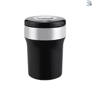 Car Ashtray, Universal Portable Smokeless Ashtray with Lid, Compass LED Blue Light for Most Car Cup Holder  Sellwell-TK
