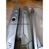 Folding set + Fu125 chain cover for Wave Alpha 110 2017-25, Wave Blade, Wave Future 125 silver