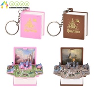 SUVE Backpack Keychain  Castle Book Sensory Toys Anxiety Stress Relief