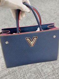 ✨✨✨全新❤LV_路易威登 Twist藍色水波紋托特包