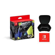  【Nintendo genuine product】 Nintendo Switch Pro Controller Splatoon 3 Edition + [Nintendo Licensed Product] Nintendo Switch Pro Controller Pouch ([Amazon.co.jp Limited] Nintendo Switch Logo Design Microfiber Cloth Included)