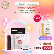 Combo COBOTÉ - RED LIPSTICK & COLORLESS ORANGE LIPSTICK