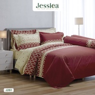 Jessica Cotton mix พิมพ์ลาย J261 ชุดเครื่องนอน ผ้าปูที่นอน ผ้าห่มนวม เจสสิก้า พิมพ์ลายได้อย่างประณีตสวยงาม