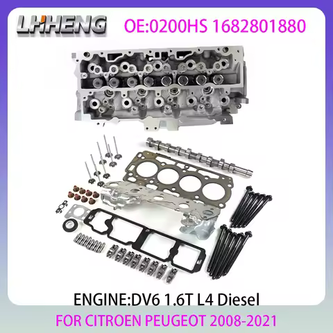DV6 Engine camshaft cylinder head rebuild kit For CITROEN BERLINGO C3 C4 C5 DS3 DS4 PEUGEOT 1.6L 1.6