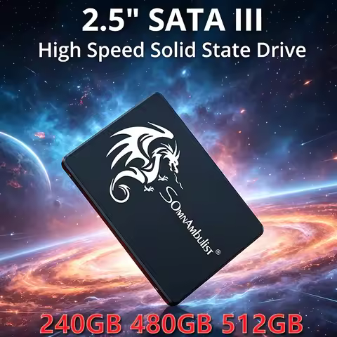 SomnAmbulist SSD 120GB 240GB 480GB 960GB Internal Sata3 Solid State Drive 2.5 128GB 256GB 512GB 1TB 