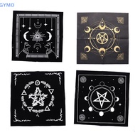[cxGYMO] Tarots Tablecloth Triple Moon Pentagrams Pagan Altar Cloth Flannel Tarots Cloth  HDY