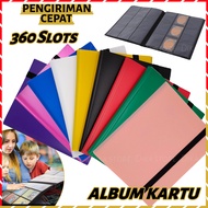 Binder Card 9 Pocket 360 Slots Pokemon Binder Card Collection Book Boboiboy Galaxy Card TCG MTG Anti