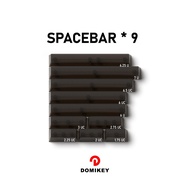 Domikey Obsidian WOB Cherry Profile abs doubleshot backlit keycap for mx keyboard poker 87 104 xd64 