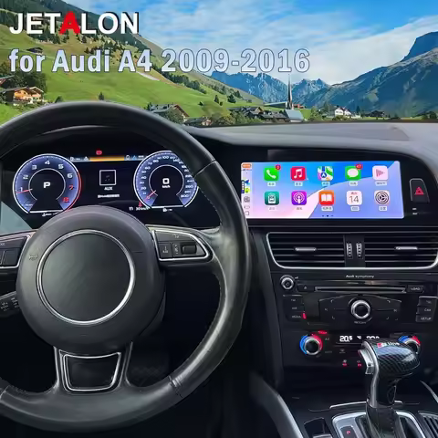 12.3+10.25" Dual Screen For Audi A4 A5 A4L S5 B9 RS4 RS5 Q5 2009-2016 Car Android Multimedia Player 