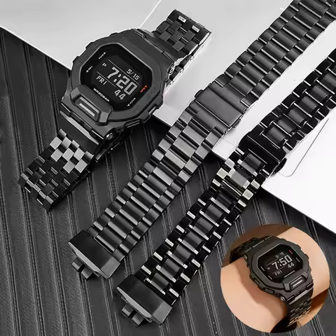 GBD200 Stainless Steel Watch Strap for Casio G-SHOCK GBD-200-1/2/9 gbd-b200sm/uu modified Metal Brac