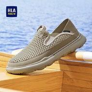 HLA/Hailan House Men's Shoes Lightweight Breathable Cover Foot Mesh Shoes Comfortable Walking Shoes 