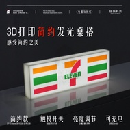 Convenience Store711Night Light 1:1 Miniature Light Sign Ambience light Bedside lamp LED Lamp Chargi