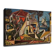 Picasso's Mediterranean Style Poster Wall Art Wall Decor Bedroom Living Room Bathroom Decorative Can