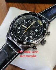 นาฬิกาข้อมือผู้ชาย สายหนัง SEIKO Neo Sport Chronograph รุ่น SNDG61P1 SNDG61P SNDG61