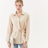 SHISA - NEW YORK SHIRT เสื้อเชิ้ตแขนยาวปักโลโก้ 4 สี รุ่นใหม่ล่าสุด ใส่ได้หลายแบบ เนื้อผ้าไม่ยับง่าย