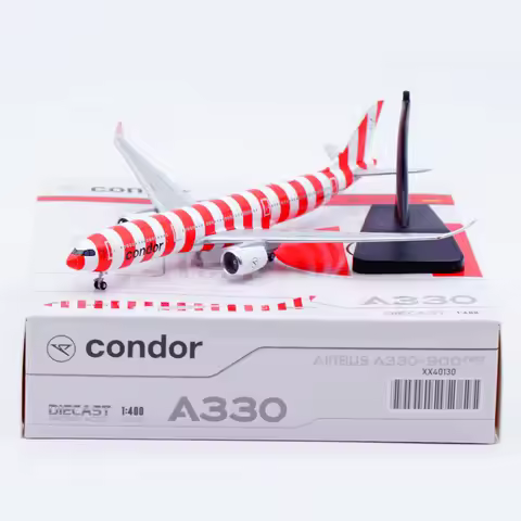 XX40130 Alloy Collectible Plane Gift JC Wings 1:400 Condor Airlines Airbus A330-900NEO Diecast Aircr