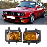 1คู่กันชนหน้ารถไฟตัดหมอกสำหรับ BMW E30 318I 320 325I 1982-1994ชุดประกอบไฟตัดหมอกไฟหน้ารถ63171385945 