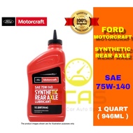 Ford Motorcraft Synthetic Rear Axle 75W140 946ML Ford Ranger T6 T7 Mazda BT50 2.2 3.2 Auto Transmiss