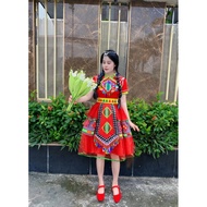 H'Mong 2-Layer Chiffon ETHNIC COSTUME SET, Standard Design, Grade 1.