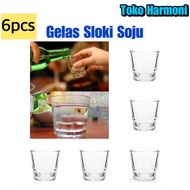 Soju Shot Shot Shot Glasses Loki Espresso Perdus Glasses 6pcs Small Glasses