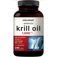 Antarctic Krill Oil 1000mg, 240 Softgel