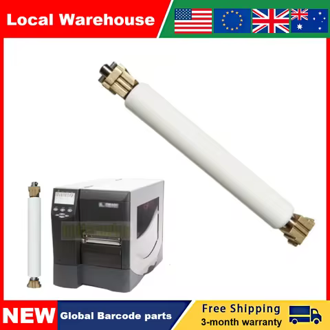 For Zebra ZT410 ZM400 203dpi 300dpi Thermal Barcode Printer Paper Shaft Roller Accessories Rubber Ro