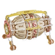 ROBOTIME 若態 LC801時間引擎藝術時鐘立體拼圖 | 手工時鐘 | 機械枱鐘