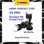 [SPARCA Wholesale] LED Light Vinyx V9 PRO 45W Projie H4 Mini Projector Car Motorcycle Lens - Vinyx V