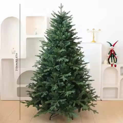 Artificial Christmas Tree PE+PVC Plant 4 To 8 FT Tall For Home Outdoor Indoor Holiday Decoration New