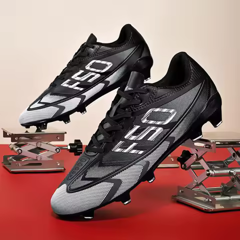 Sports breathable football shoes FG/AG long nail wear-resistant and anti slip outdoor indoor sports 