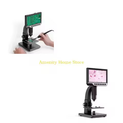 F26C 7inch High Definition Screen 2000X Digital Microscope 12MP Camera 1080p Video Biological Cell &