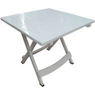 Square White Foldable Table - SFT9077