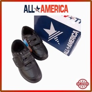 ALL AMERICA PVC Black School Shoes | Kasut Sekolah Hitam PVC All America Original 4916
