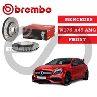 BREMBO Drilled Front Rear Brake Disc Rotor - Mercedes W176 AMG A45