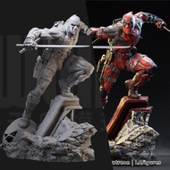 รุ่น Miniature 3D Printed Deadpool X-Men Marvel 1/24 White Model ของเล่นสำหรับผู้ใหญ่ รุ่น 18 ของเล่