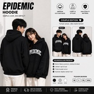 Epidemic Pullover Hoodie 330 Gsm Black Demeter