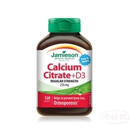 【香港行貨】Jamieson Calcium Citrate + Vitamin D3 120's