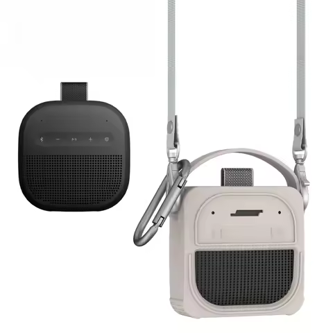 CoverJoy 2025 Silicone Case for Bose SoundLink Micro 2 Speaker Shockproof Protective Cover Simple Sk