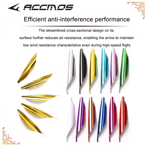 50pcs Newest Archery 1.8inch 2inch Spin Vanes Spiral Feather Right/Left Wing DIY Arrow Archery With 