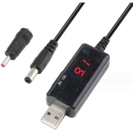 USB booster cable power supply 5V to 9V 12V booster cable DC power supply