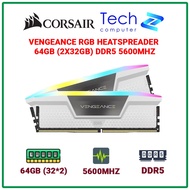 Corsair Vengeance RGB White Ram 32GB - 64GB DDR5 5600MHz