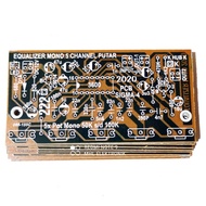 222 PCB Equalizer Potensio Mono 5 Channel LA3600 FEEDBACK DESTROYER