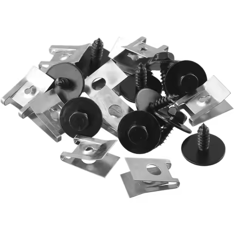 20pcs Screw Fastener For BMW Hex Head Tapping Socket Bolt Screw Clips Car Accessories Fastener Clips