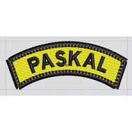Paskal patch bahu sulam