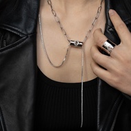 AS.FAERIE Original Design Unlimited Love Diamond Chain Light Luxury Niche Design Trendy Fashion Pend