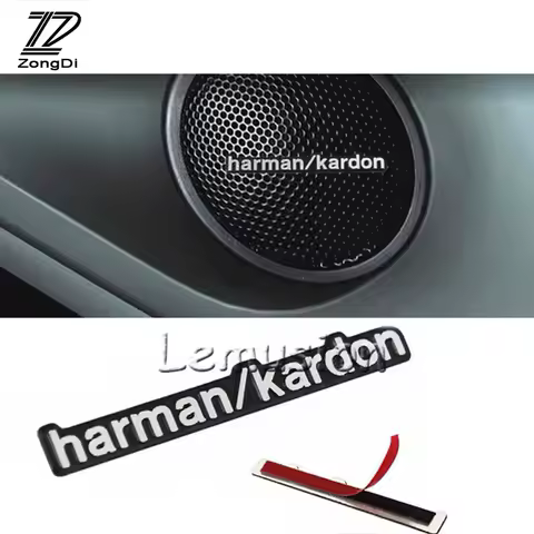 Car Stickers Audio Video Speaker For Opel Astra H G J Volvo S60 V70 XC90 Citroen C5 C4 C3 Subaru