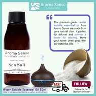 Aroma Sense Sea Salt Water Soluble Essential Oil (60ml) Fresh &amp; Long Lasting Fragrance