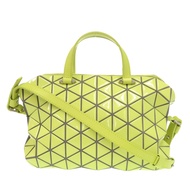 近全新 ISSEY MIYAKE BAOBAO BB71-AG214 聚氨酯皮革黃色兩用手提包/單肩包 0158 [二手]